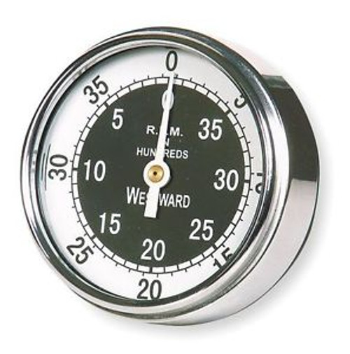 WESTWARD 3BY11 Analog Dial Tachometer, 50 to 4000 rpm