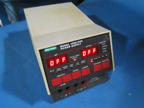 BIO-RAD POWER SUPPLY-Model1000/500, also states its a Model=165-4710