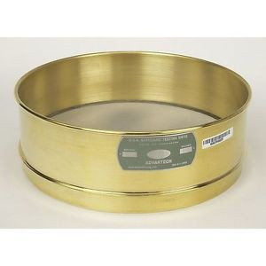 ADVANTECH 120BS12F Sieve, #120, B/S, 12 In, Full Ht