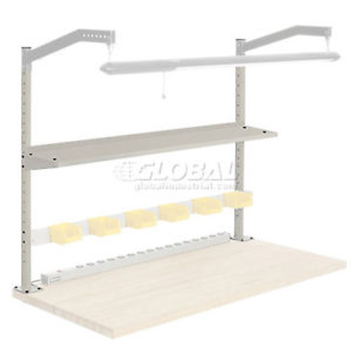 72W Upright Kit With 12D Shelf, 42H - Tan