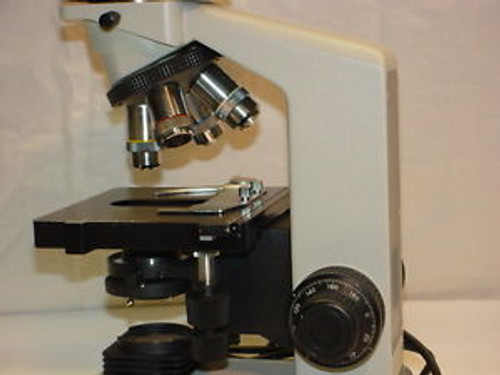 National 160 Laboratory Microscope with 4x 10x 40x 100x - Professional Model