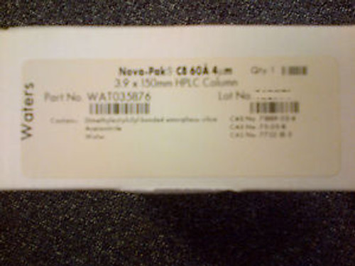 Waters Nova-Pak HPLC column: C8  3.9x150 mm (P/N WAT035876)