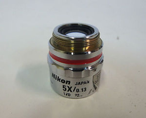 Nikon Japan CF Plan 5X / 0.13 ?/0 EPI WD 22.5 Microscope Objective Lens