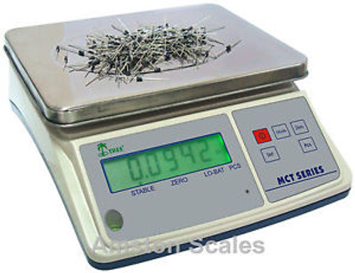 33 x 0.001 LB DIGITAL COUNTING PARTS COIN SCALE 15 KG x 0.5 GRAM INVENTORY PAPER