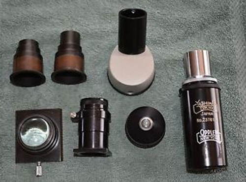 Miscellaneous Collection of Vintage Microscope Pieces