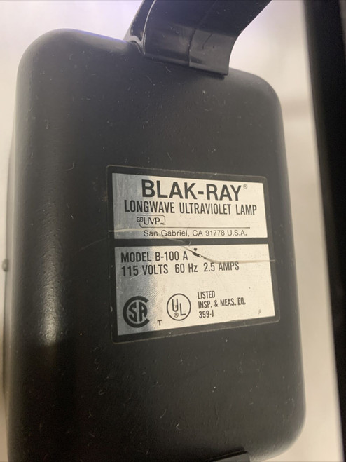 Blak-Ray B-100A Long-Wave Ultraviolet Lamp
