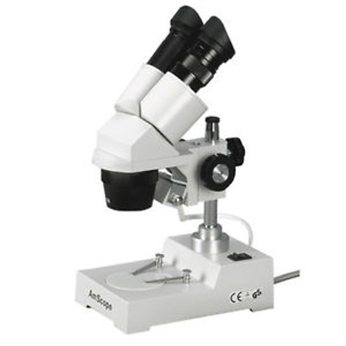 AmScope SE304-PY Sharp Stereo Microscope 20X-30X-40X-60X