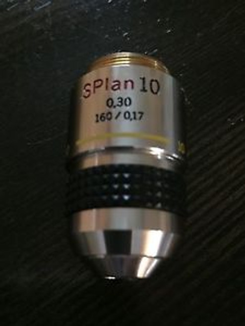 Olympus SPlan 10x 0.30 160 / 0.17 Japan Microscope Objective