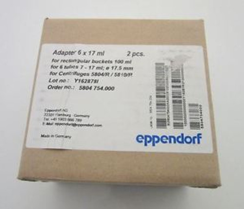 Eppendorf 6 x 7-17ml Adapters, Cat. # 022637584