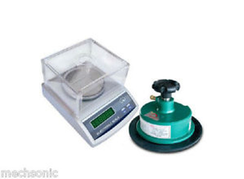100 Sqcm Round Sample Cutter+precision electronic balance scale 600g 0.01g new