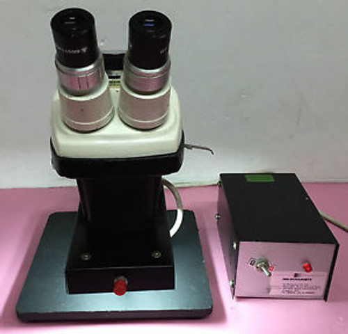 CAMBRIDGE  INSTRUMENTS MICROSCOPE WITH BAUSCH & LOMB EYEPIECE