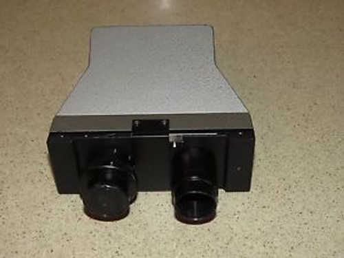 `++ OLYMPUS SILVER/GRAY  MICROSCOPE BINOCULAR HEAD -oi