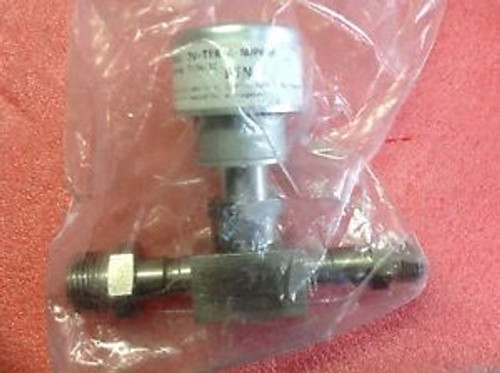 Nupro SS-6BK-TW-1C 3/8TSW to 1/2TBW Pnuematic Bellows Sealed Valve Swagelok