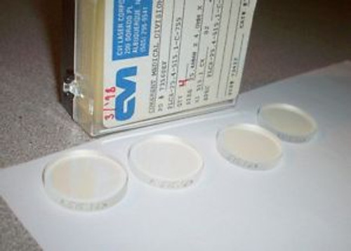 CVI / Melles Griot: Box of 4 NEW:  PLCX-25.4-515.1-C-755  PLCX Laser Optic Lens