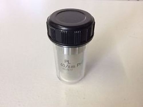 Fisher Scientific Microscope Objective Lens PL 40/0.65 PHP 160/0.17 #MP-OP040PC