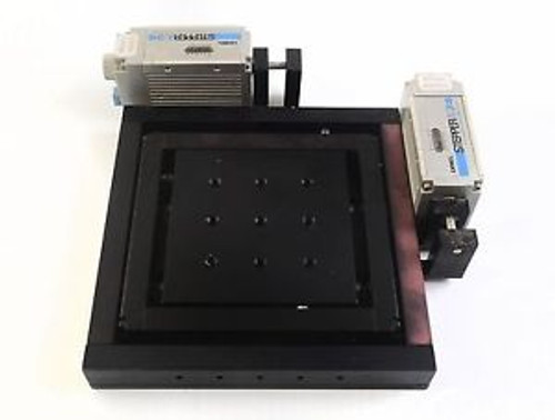 Oriel Stepper Mike 18503 Motor W 2-axis 16929 CNC Micro Stage Table