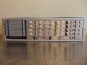 Grass Inst Model 10HM4 Including (4)10A5s & (1) 10CB Unit w/Switches-Nice-m683