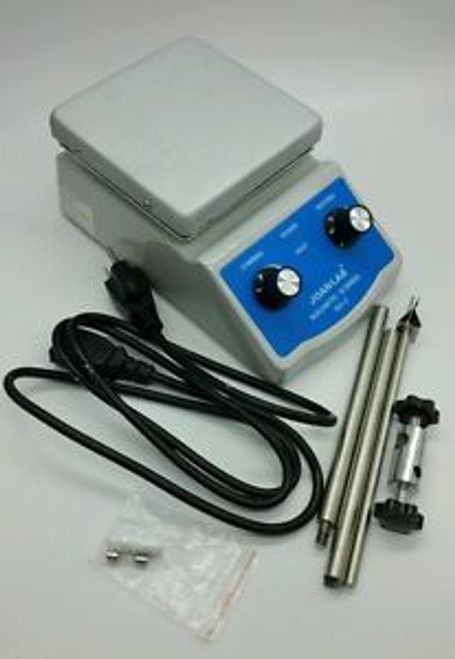 JoanLab SH-2 Magnetic Stirrer w/ Dual Control, Analog Hot Plate and Stir Bar