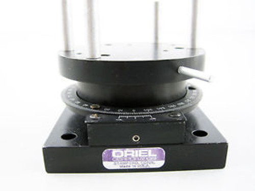 ORIEL ROTATION STAGE 3 INCH DIAMETER 360?? MANUAL ~ MELLES GRIOT THORLABS NEWPORT