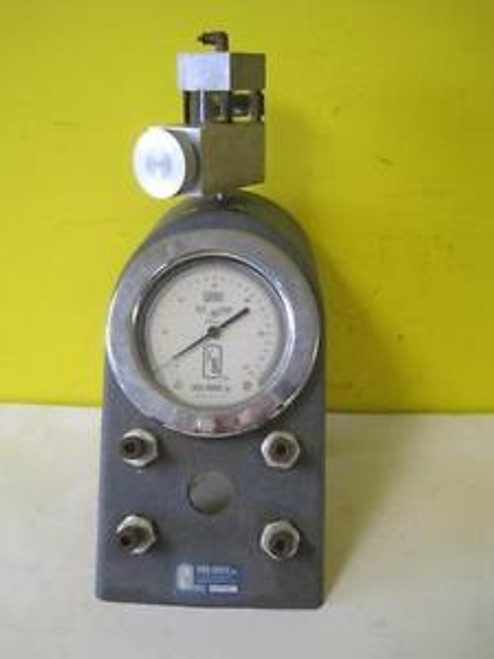 KAROL WARNER 51-PP PP DEVICE W/ CONBEL TEST GAGE 60PSI GAUGE 23776 TESTER USED