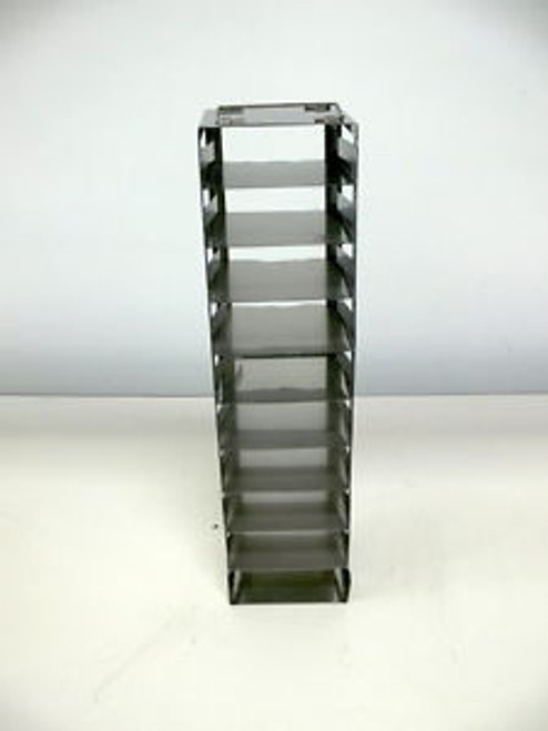 10-Shelf Stainless Steel Freezer Rack 5.5x5.5x21.5 Lot of 6