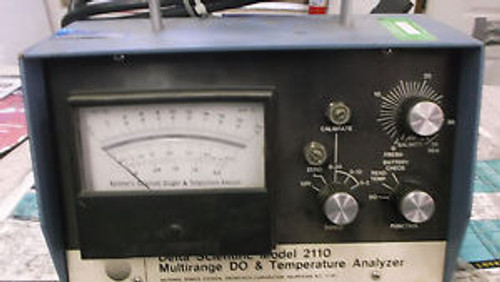 Delta Scientific Dissolved Oxygen & Temperature Analyzer Model 2110 - Envirotech