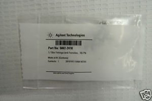 Agilent Technologies 1/16in Fittings and Ferrules 10PK 5062-2418