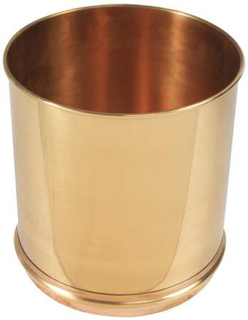 5DPF9 Separator Pan, Brass, 8 In Dia, 8 In Deep