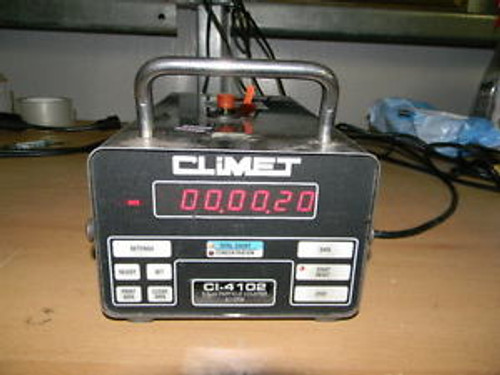 Climet CI-4102 0.5?m Particle Counter 0.1 CFM, New Battery