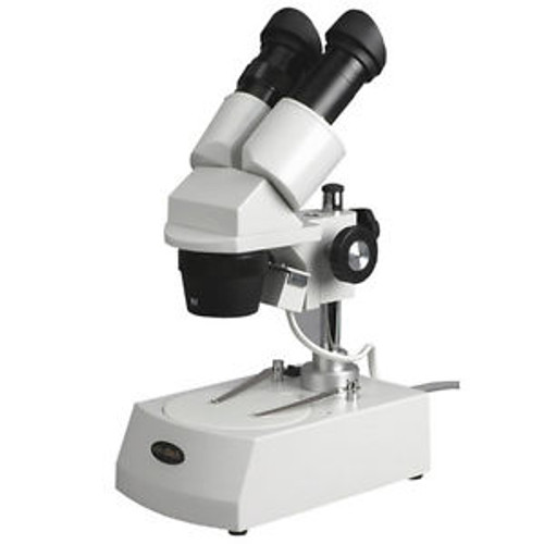 AmScope SE306-PZ Binocular Stereo Microscope 20X-40X-80X