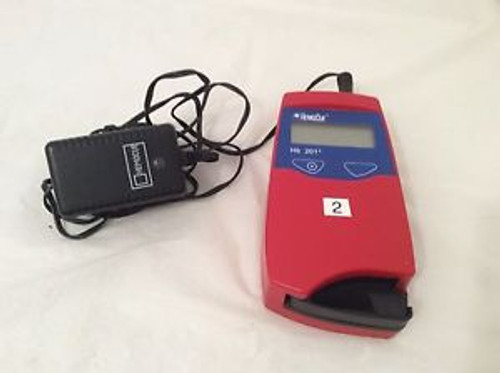 HEMOCUE HB 201+ HEMOGLOBIN ANALYZER W/ POWER ADAPTER: NO BOX OR MANUAL-WORKS #8