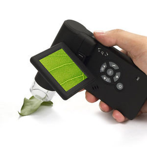 3 Handheld 500x 5M LCD Digital Biological Microscope Magnifier 4x Digital Zoom
