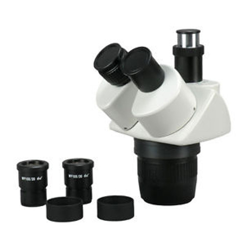 AmScope SW13T 10x-30x Super Widefield Stereo Trinocular Microscope Head