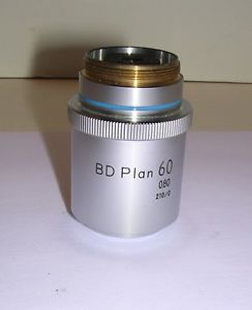 NIKON BD PLAN 60X BRIGHTFIELD DARKFIELD OBJECTIVE LENS