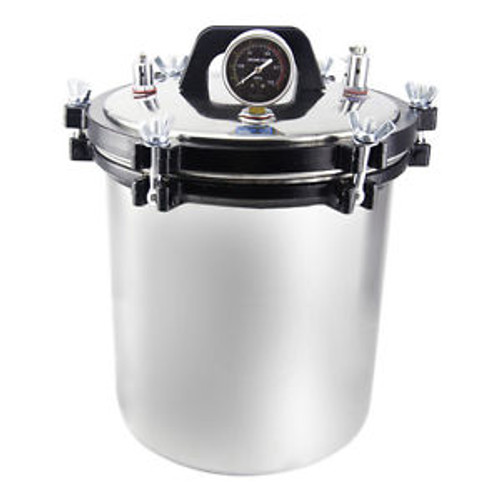 18L Medical Stainless Steel Steam Autoclave Sterilizer Dental Medical Tattoo