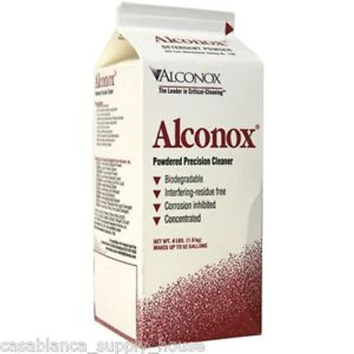 Alconox 4lb Box Ultrasonic Cleaner - Detergent Powder (4 boxes = 16#)