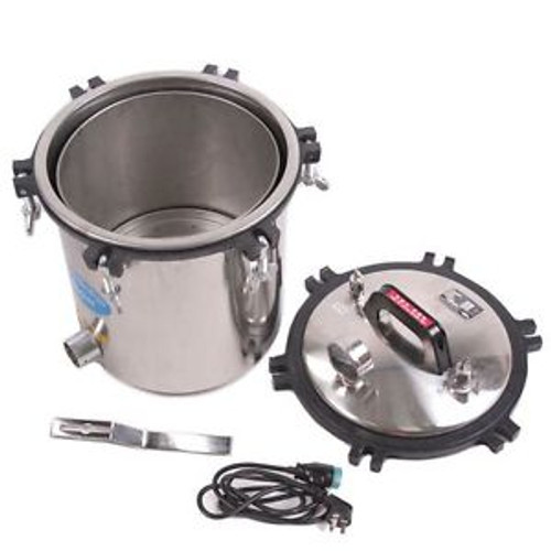 New Portable Commercial Steam Autoclave Sterilizer 18L Stainless Steel