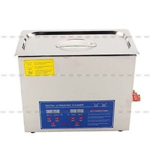 Stainless Steel 6 L Liter Industry Heated Ultrasonic Cleaner Heater w/h Timer LS