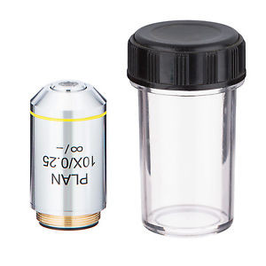 AmScope PA10X-INF 10X Infinity Plan Achromatic Microscope Objective