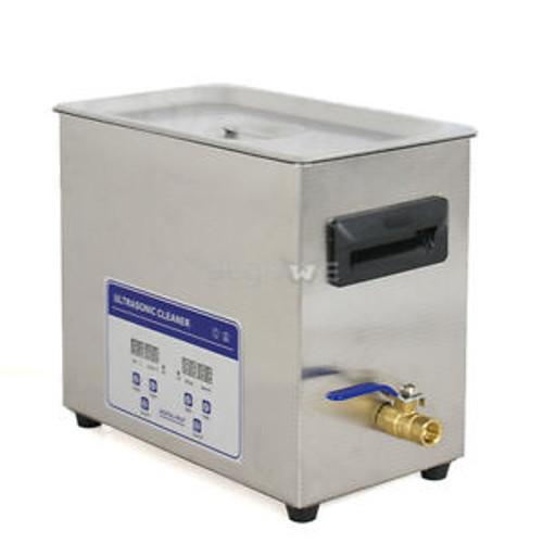 Brand New Stainless Steel 6.5 Liter Industry Heated Ultrasonic Cleaner Heater CE