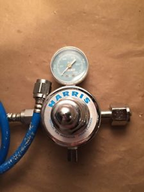 Harris Compressed Gas Tank Regulator N2O Medical Nitrous Oxide With Hose