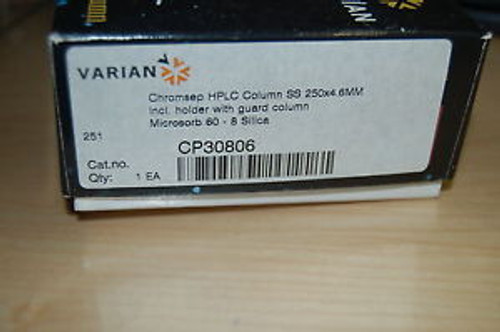 HPLC Column  Varian  Chromsep SS Microsorb 60-8  Silica  250 x 4.6  mm CP30806