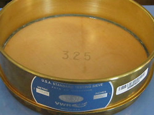VWR 8 All Brass Testing Sieve Model 57334-146