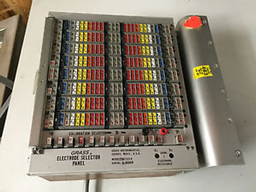 Grass Instruments Electrode Selector Panel Model 78ES258