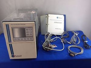 Packard Flow Scintillation Analyzer Radiomatic 525TR D525F00 W/ Manual & Cords