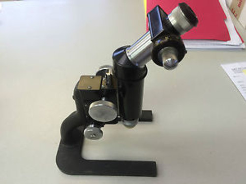 Bausch and Lomb Measuring Microscope With Filar Eyepiece and 3x Objective