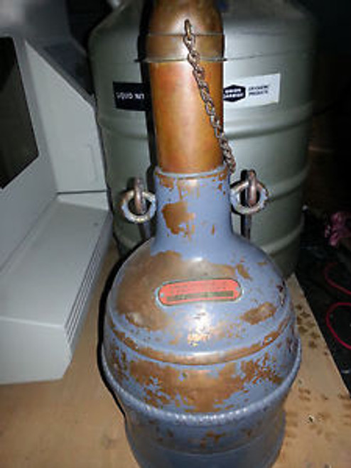 Vintage Standard Air Company Inc Liquid Nitrogen Container OLD! RARE