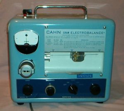 CAHN Model G - ELECTROBALANCE - with Hook & Trays - Tested - Government Surplus
