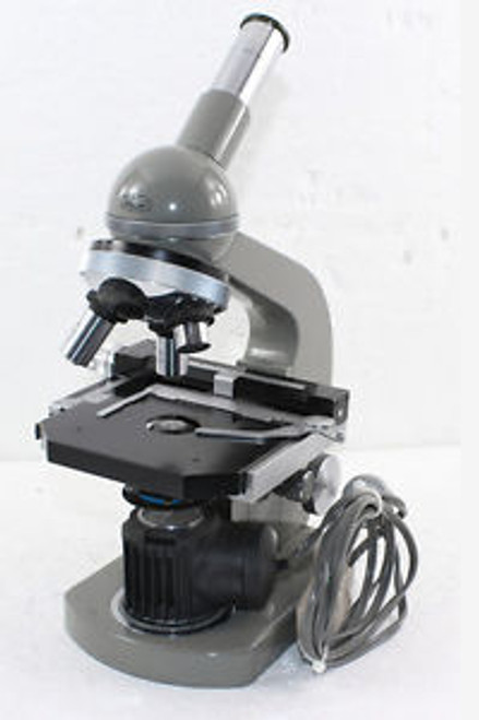 Olympus E Monocular Microscope with Quadruple Turret