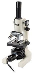 Frey Scientific Compact Student Microscope, 4X, 10X, 40XR Objectives, Straight